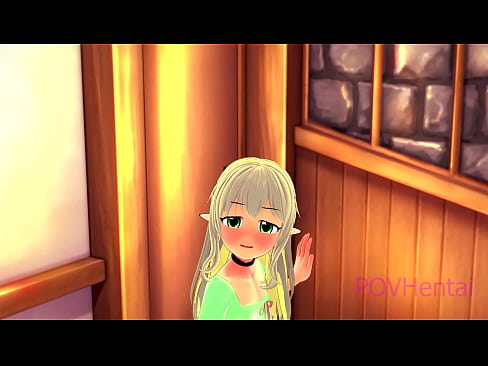 ❤️ (Trap) Elvish mjakazi hukusaidia kunawa uso wako. ❤ ﹏